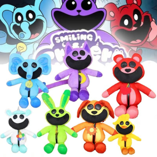 30 cm plyšová bábika Smiling Critters Hopscotch CatNap Bábika 8ks
